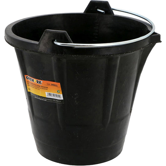 Cubo doméstico de goma