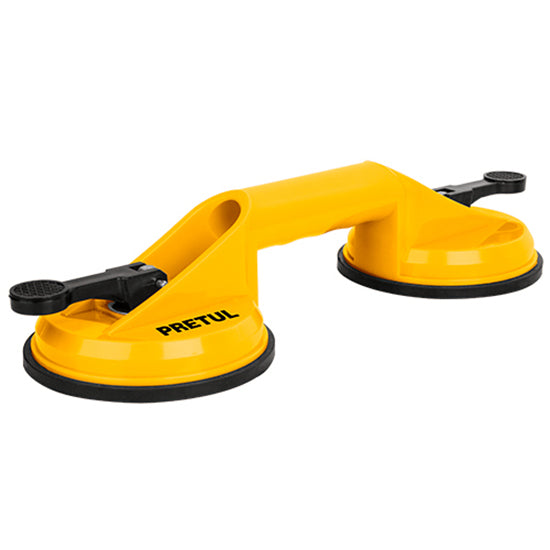 Ventosa de plástico para vidrio - 2 copas - Ø 12 cm