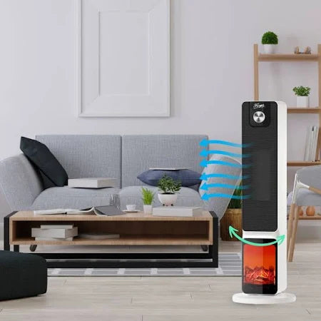 CALEFACTOR OSCILANTE EFECTO LLAMA 2000W