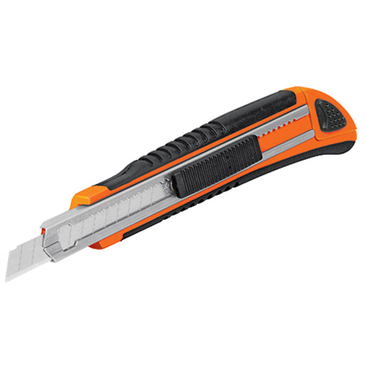 Cúter profesional alma metálica y grip - 13 cm - 9 mm