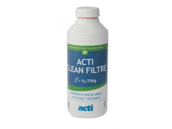 Desincrustante de filtros de piscina Acti Clean Filtre