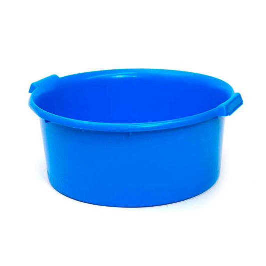 Barreño De Plastico Redondo Con Asas 8Litros Azul