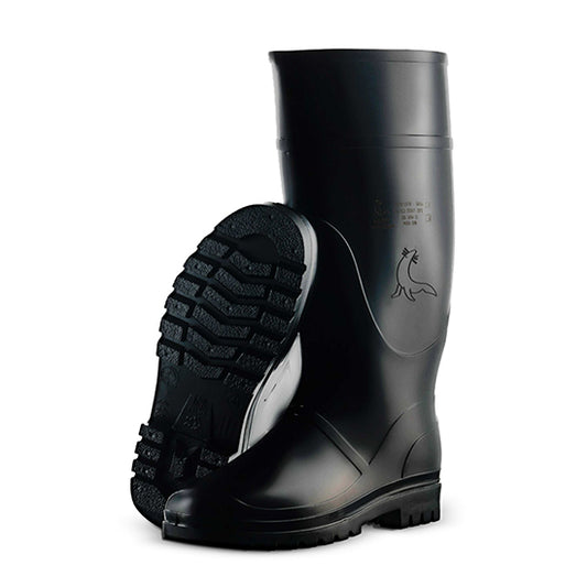 Bota de agua Rain Negro caña alta