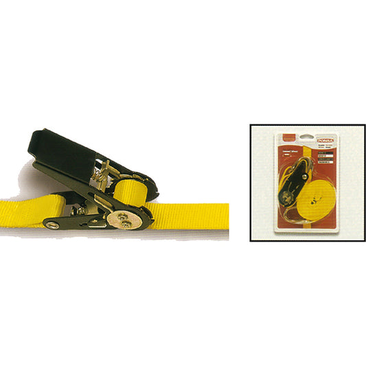 Cinta carraca - Amarillo - 35 mm x 6 m