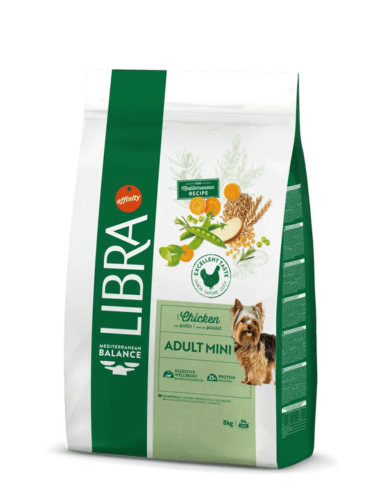 Para perros adultos de tamaño mini de pollo