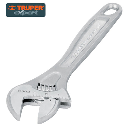 Llave ajustable cromada - 25 mm - 15 cm (6")