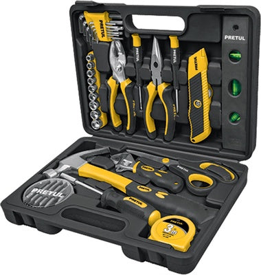 JUEGO DE HERRAMIENTAS, 42 PZS, COMFORT GRIP, PRETUL
