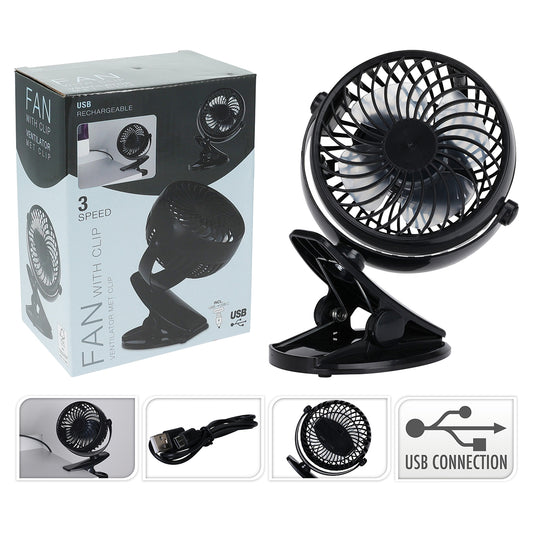 Ventilador portátil - Negro